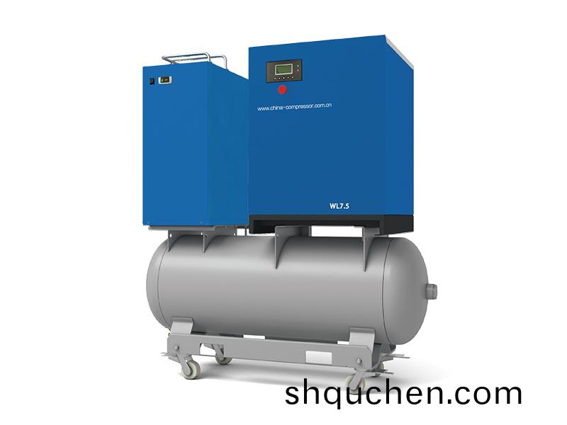 一體(ti)式(shi)空壓機(ji)(帶冷榦機(ji)+帶鑵)